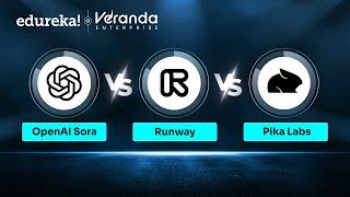 OpenAI Sora vs Runway vs Pika Labs | AI Video Generation Showdown | Edureka