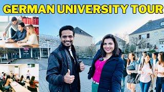 Germany Ki University Andar Se Itni Awesome  | University Tour | Indian Student In Germany 