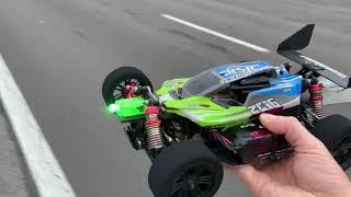 New World’s Fastest Wltoys 144001 1/14 scale buggy speed run 117 mph on 6s