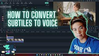 HOW TO CONVERT SUBTITLES TO VOICE WITH FILMORA 11