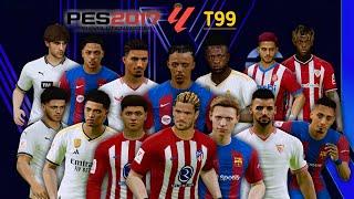 MEGAFACEPACK LA LIGA UPDATE 2024 !! || PES 2017 ||