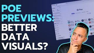 Poe Previews -- Better than Claude Artifacts?  Visualize data with Poe