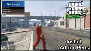 How to install Addon Peds for GTA5! (GTA5 Modding Tutorials #3)