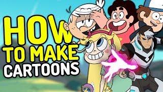 How Modern Cartoons Are Made! (Cartoon Network, Nickelodeon, Disney Channel & More!)