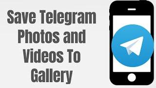 How To Save Telegram Photos and Videos To Gallery