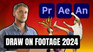 The BEST Way To DIGITALLY DRAW On Top of Video 2024 | Full Workflow