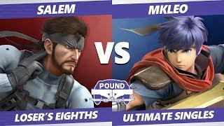 Pound 2019 SSBU - FOX MVG MkLeo (Ike) VS  Salem (Snake) Smash Ultimate Loser's Eighths