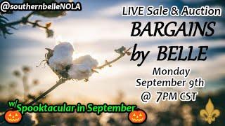 #Sale #Auction - BARGAINS BY BELLE - Come bid from the comfort of home shopping cyber edition