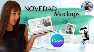 Increíble Novedad de Canva  MOCKUPS de vídeo