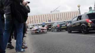 Koenigsegg CCXR burnout - Gumball 3000 in Warsaw