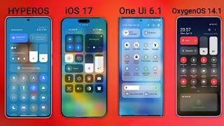HyperOS vs One UI 6.1 vs OxygenOS 14 vs iOS 18 ColorOS 14 vs Realme Ui 5.0 - 2024 Full Comparison