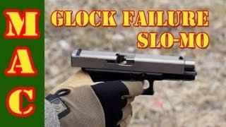 Glock Limp Wrist Failure in Slow Motion