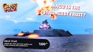 [GPO] MAGU IS THE STRONGEST FRUIT??? (19k DAMAGE)