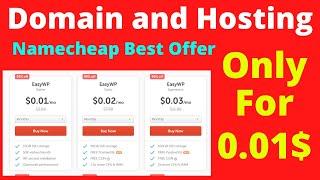 Namecheap Domain Hosting Offer | Free Domain And Hosting