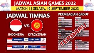 Jadwal Timnas Indonesia vs Kyrgzstan di ajang piala Asian Games u24 2022