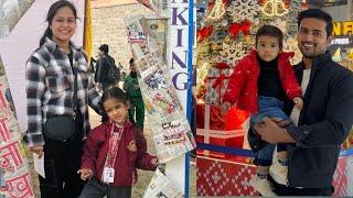 Kashi ke school mai exhibition   fir le gaye bacho ko mall mai  Kukreti Family