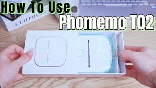 How to Use Phomemo T02 Sticker Printer for Bullet Journal | Study Note Taking | Stickers | ToDo List