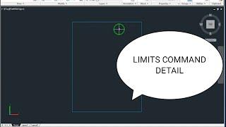 How to Use Limit Command In AutoCAD | #AUTOCADCAREER