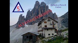 SULLE ORME DI TIZIANO, Da SESTO a PIEVE DI CADORE,  Alta via 5 Dolomiti (Docufilm)