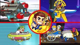 Jetpack Joyride 2 - All Bosses (New Bosses) 1080P 60 FPS