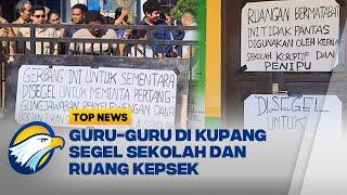 Gaji 4 Bulan Diselewengkan Kepsek, Guru Segel SMK 5 Kupang