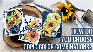 How Do You Choose Copic Color Combinations? New Stamps for Fall