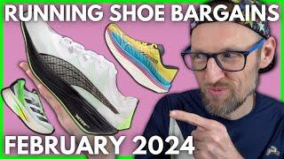 BEST RUNNING SHOE BARGAINS FEBRUARY 2024 | Best value running shoes | NIKE, ADIDAS + MORE | EDDBUD