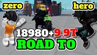From Noob to Pro - I Got 18980 + 9.9T | Muscle Legends Roblox