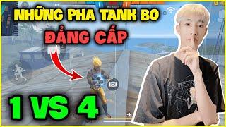 FREE FIRE | Những Pha Tank Bo 1vs4 Đẳng Cấp Của Đức Mõm, Tấu Hài Cực Mạnh !!!