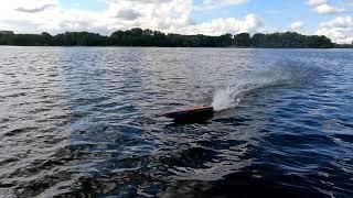 RC Speed boat Traxxas Spartan 6S - Lake Run