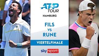 Fils vs. Rune - Viertelfinale | Hamburg European Open 2024 | Highlights - Sky Sport Tennis