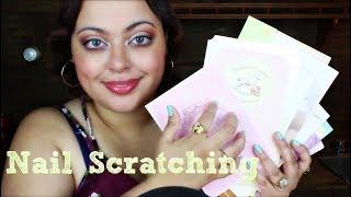 ASMR| *NAIL SCRATCHING* Card Scratching, Paper Sounds and Tracing