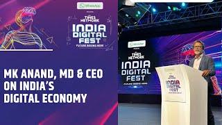 MK Anand, MD & CEO, Times Network On India's Digital Economy | Future Begins Here | ET NOW