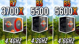 Ryzen 7 3700X vs Ryzen 5 5500 vs Ryzen 5 5600X