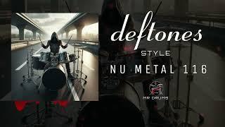 Nu Metal Drum Track | Deftones Style | 100 BPM