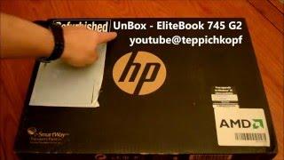 Unboxing Refurbished HP EliteBook 745 G2 laptop - unbox