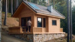 Man BUILT House in 60 Days in the Forest