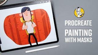 Procreate 5 Tutorial - Masks and Clipping Masks