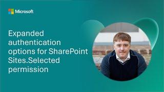 Expanded Authentication Options for SharePoint Sites.Selected permission