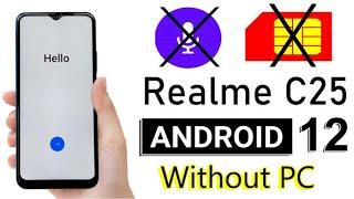Frp bypass without pc,  sim, microphone.  Realme c25. realme.Easy trick.