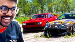 Supra Mk4 Vs Dodge Hellcat Challenge Race !!! ft.@maalbro