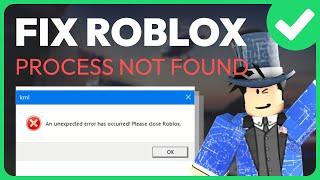 How To Fix Roblox Process Not Found - KRNL Error (Solved 2024)