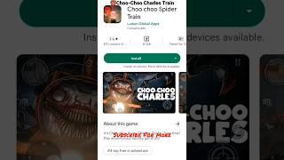 CHOO - CHOO CHARLES  Now available on Play Store #shorts #shortsfeed #gaming