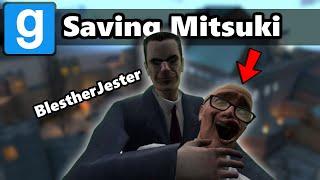 Gmod Sandbox: Saving Mitsuki from BlestherJester & Slow Mode Galore (Adventurous Gmod Maps)