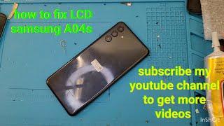 samsung a04s lcd replacements|how to fix LCD samsung A04s