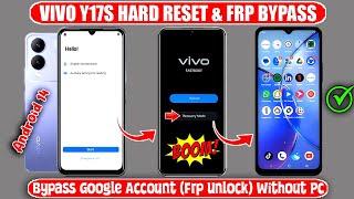 Without Pc 2024  VIVO Y17S Hard Reset - FRP Bypass Google Account Unlock Android 14  Easy Trick 