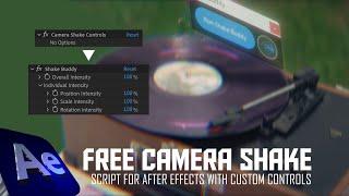 Customizable FREE Camera Shake in After Effects | Shake Buddy