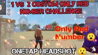 1 vs 2 custom onetap headshot ! Only Onetap challenge in custom  #shorts