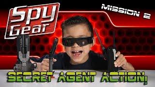 SPY GEAR: Quest for the GOLDEN EGG! Spike Mic, Video Glasses, Spy Pen