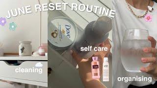 MONTHLY RESET routine | cleaning, organising, self care •°࿐